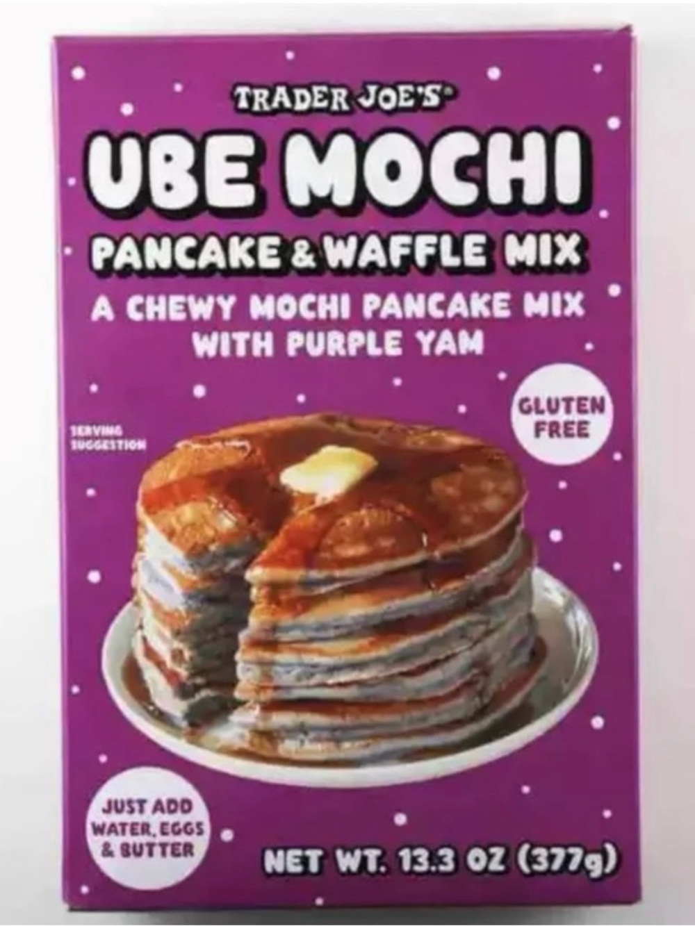 Ube Mochi Pancake & Waffle Mix 13.3oz NEW hard to find.
